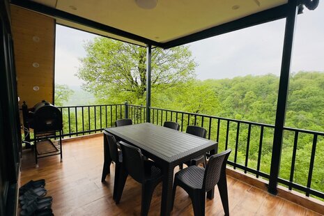 کلبه سوئیسی دوبلکس دوخواب اَفرا در بهشهر