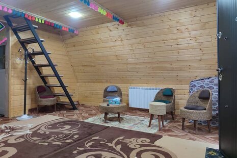 کلبه سوئیسی مبله تکخواب در ماسال