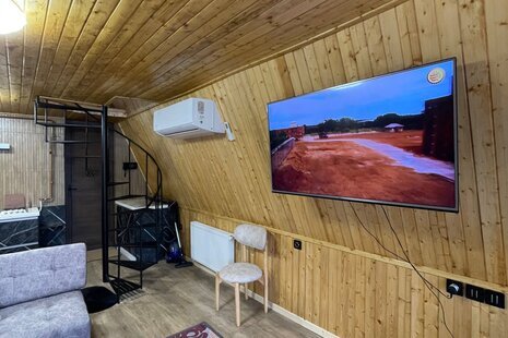 کلبه سوئیسی دوبلکس تکخواب یوسفی در خمام