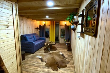 کلبه چوبی سوئیسی تکخواب در فیروزکوه