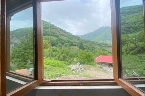 کلبه باغ تکخواب جنگلی مریم در تالش