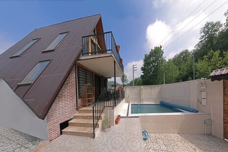 کلبه استخردار سوئیسی دوخواب لیا در تنکابن