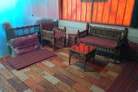 اتاق مبله شیشه ای در رستمکلا