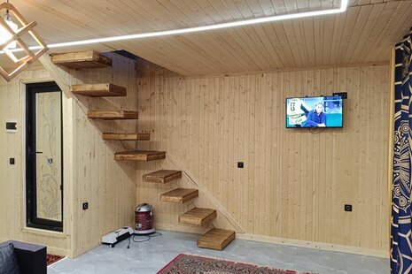 کلبه سوئیسی مبله دوبلکس طنین سی دشت 1 در توتکابن