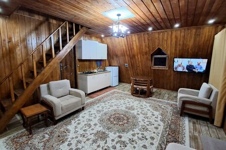 کلبه سوئیسی دوبلکس تکخواب در فومن