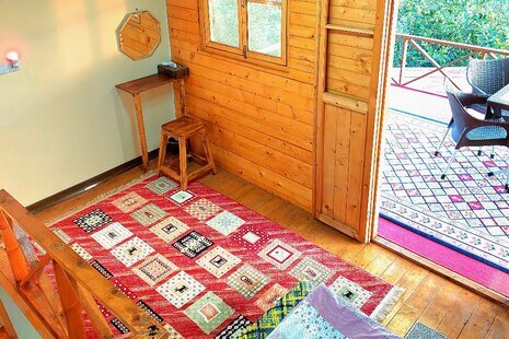 کلبه های دوبلکس در اقامتگاه بومگردی درسوادکوه