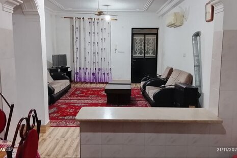 واحد دوخواب مبله در طبقه همکف ویلا در رامسر