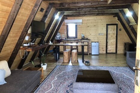 کلبه سوئیسی تکخواب سی پی در زیرآب