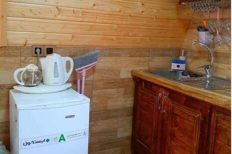 کلبه سوئیسی دوبلکس تکخواب جکوزی دار در شیرگاه