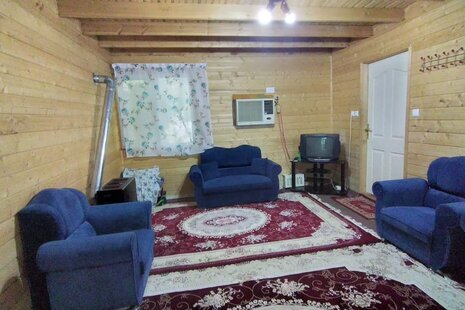 کلبه دوبلکس تکخواب چوبی سامان در ماسال
