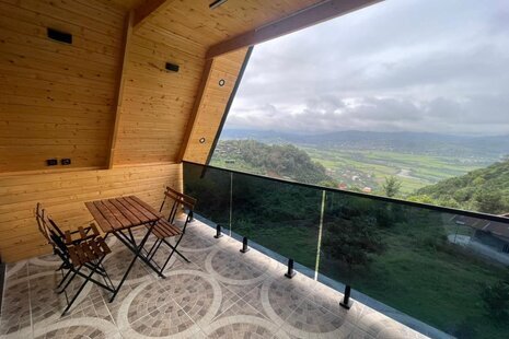 کلبه سوئیسی دوبلکس دوخواب جکوزی دار در سوادکوه