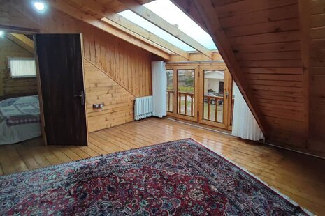 ویلا چوبی دوبلکس دوخواب ساحلی در چمخاله