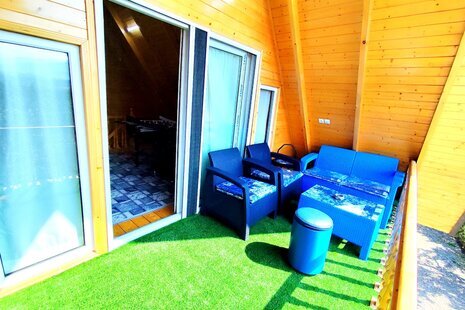 کلبه دوبلکس جکوزی دار تک خواب در سوادکوه