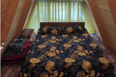 کلبه سوئیسی تک خواب جکوزی دار اردیبهشت در سوادکوه