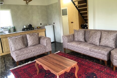 کلبه سوئیسی چوبی مبله دوخواب نسا در بابل