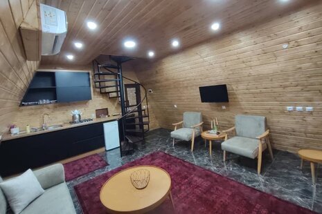 کلبه سوئیسی تکخواب دیدار در گلوگاه