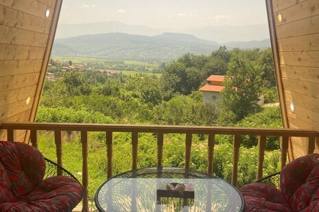 کلبه دوبلکس سوئیسی مبله در سوادکوه