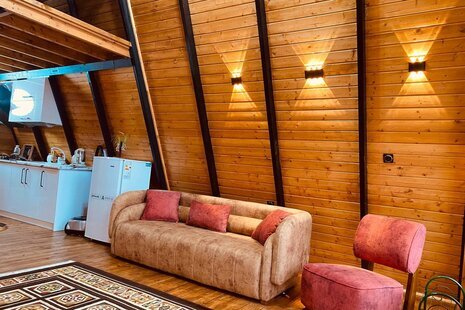 کلبه سوئیسی دوبلکس تکخواب در ساری