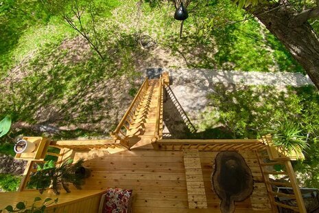 کلبه درختی دوبلکس آرامیس در فیروزکوه