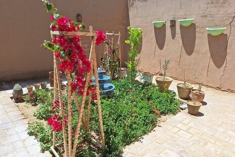 اتاق (آتش)دراقامتگاه بوم گردی در میبد