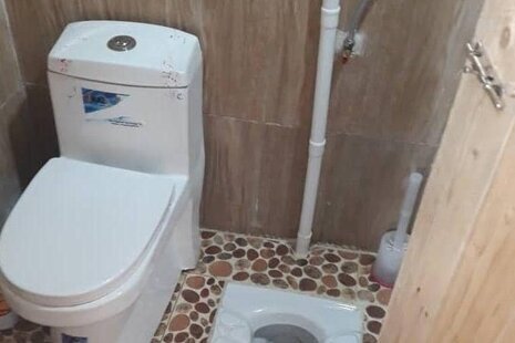 کلبه چوبی تک خواب ونوشه صحرا در شیرگاه