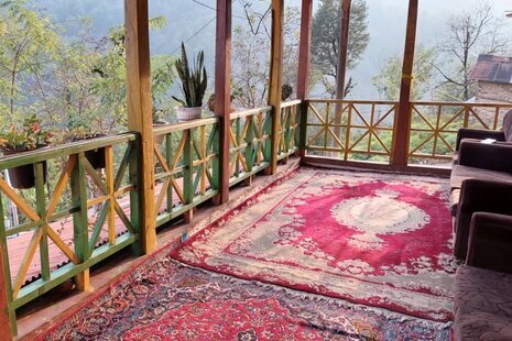 واحد جنگلی تکخواب در طبقه دوم ویلای ماسوله