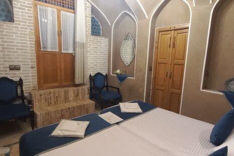 اتاق 2 تخته چنگ در اقامتگاه بومگردی درکاشان