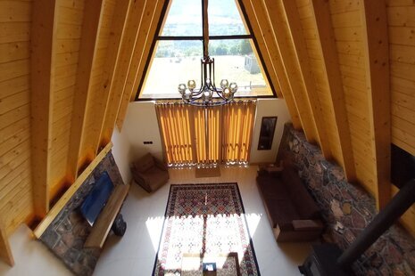 کلبه سوئیسی مبله دوبلکس تک خواب در نوشهر