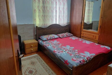 واحد مبله دوخواب در طبقه همکف ویلا امیر در چالوس
