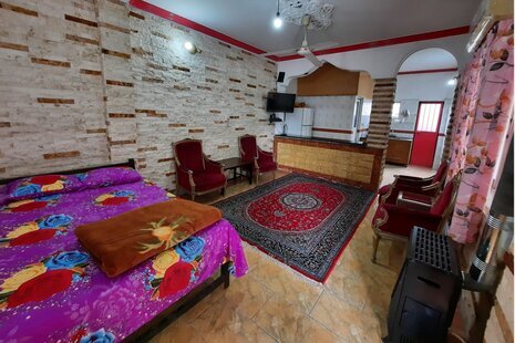 واحد تک خواب طبقه همکف ویلا در محمودآباد