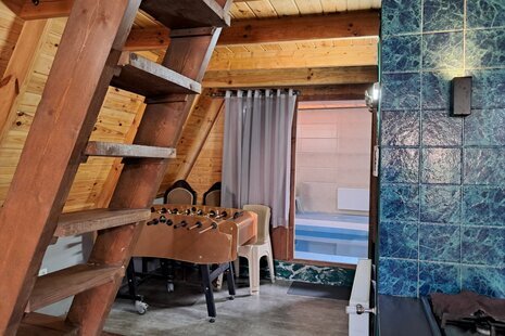 کلبه سوئیسی دوبلکس استخردار دوخواب در سرخرود