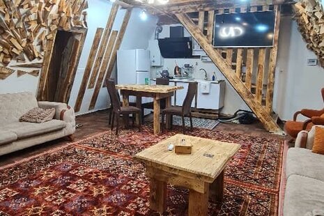 کلبه سوئیسی دوبلکس تک خواب L قرمز در دیلمان