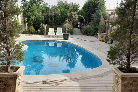 ویلا استخردار دو خواب آبگرم در شهرک افشاریه