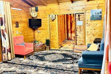 ویلا تکخواب مبله چوبی لاله در سوادکوه