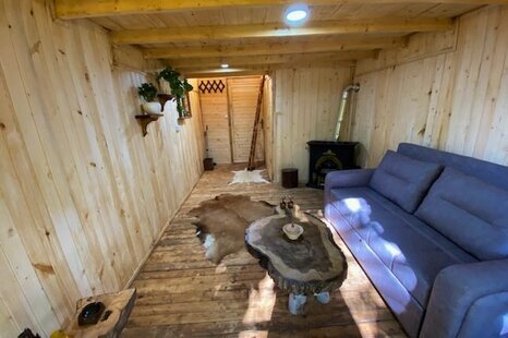 کلبه چوبی سوئیسی تکخواب در فیروزکوه