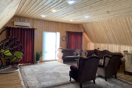 کلبه سوئیسی دوبلکس مبله تکخواب تنها در فومن