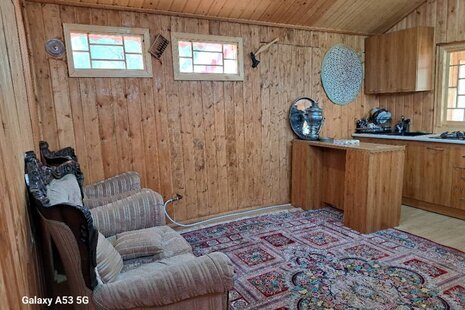 واحد مبله تکخواب در طبقه اول ویلا در شفت