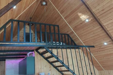 کلبه سوئیسی جکوزی دار دوخواب در مرزن آباد