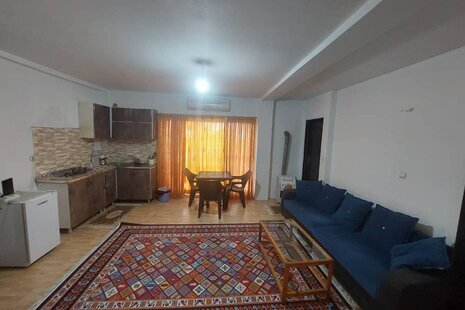 واحد مبله تکخواب در طبقه اول ویلا در متل قو