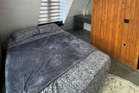 کلبه سوئیسی تریپلکس استخردار  مبله سه خواب هامون در تنکابن