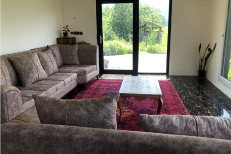 کلبه سوئیسی چوبی مبله دوخواب نسا در بابل