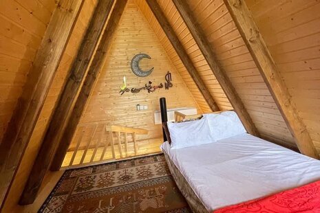 کلبه دوبلکس سوئیسی ماه در سوادکوه