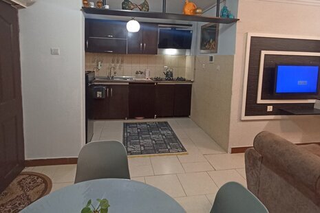 واحد مبله دوخواب واران در طبقه همکف ویلا رشت