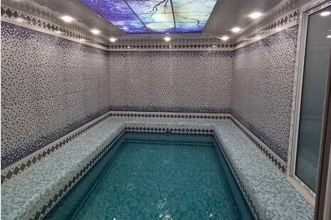 کلبه سوئیسی دوخواب آلاچیق چتری در تنکابن