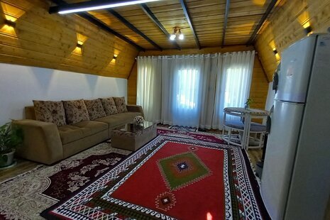 کلبه سوئیسی دوبلکس مبله تکخواب آرامش در ماسال