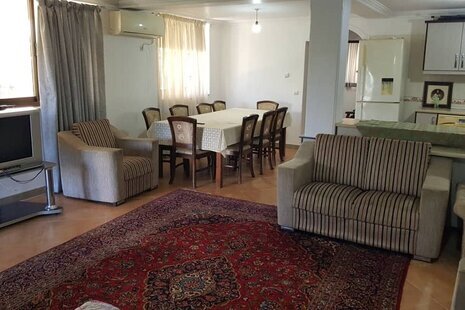 واحد دو خواب در طبقه همکف ویلا صداقت شیرود