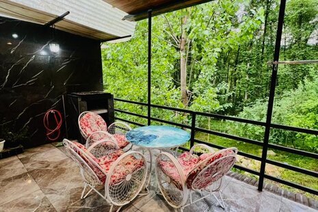 کلبه سوئیسی دوبلکس تکخواب در شیرگاه