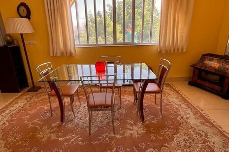 واحد دو خواب مبله طبقه همکف ویلا آفتاب در منجیل