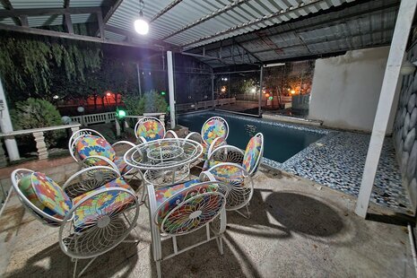 ویلای استخردار تکخواب آبگرم چهار فصل در شهریار