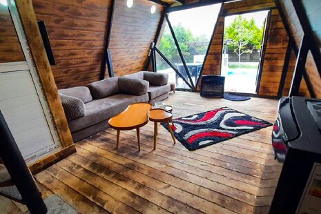 کلبه سوئیسی دوبلکس تک خواب فوکا در رشت